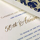 Engraved Anniversary Invitations Image 2 of 2